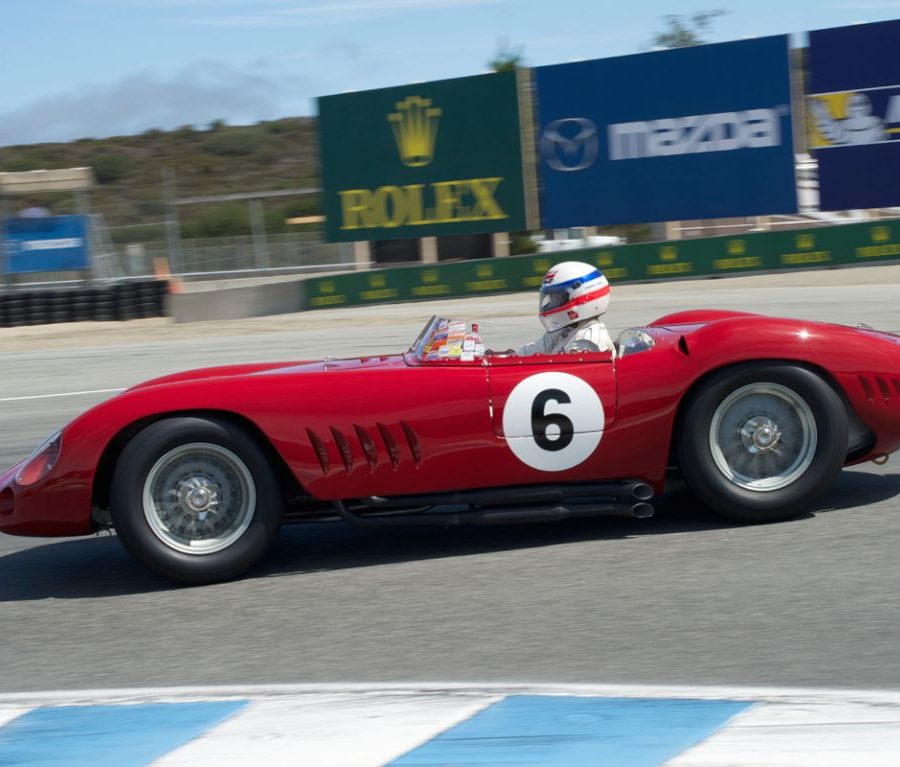 Derek Bell in Jon Shirley's 1957 Maserati 300S. DennisGray