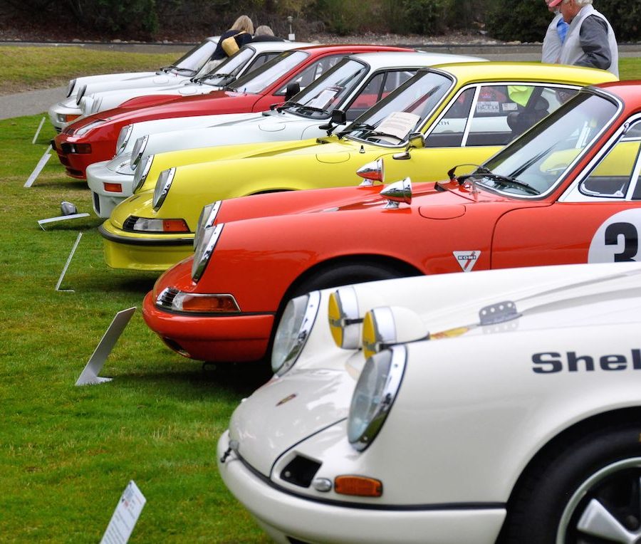 Some of the fantastic Ingram Collection at the 2014 Porsche Werks Reunion