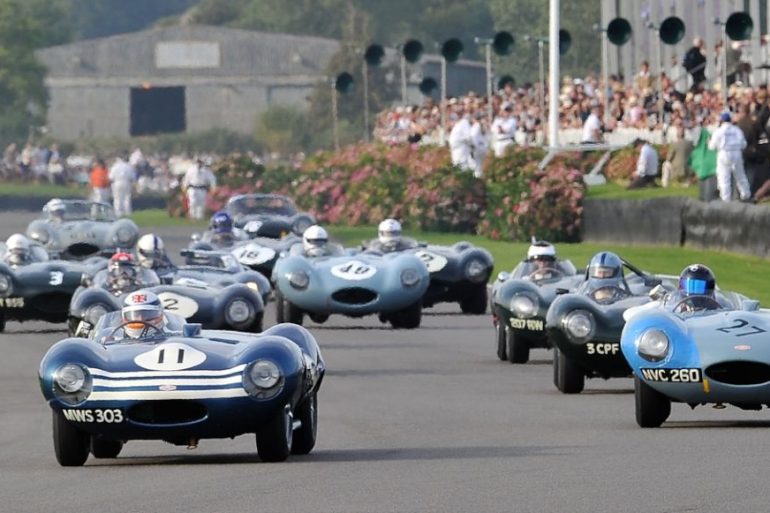 Jaguar D-Type Race - 2014 Goodwood Revival TIM SCOTT