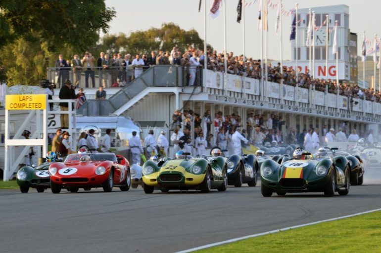 Start of the Sussex Trophy Race - Goodwood Revival 2014 TIM SCOTT