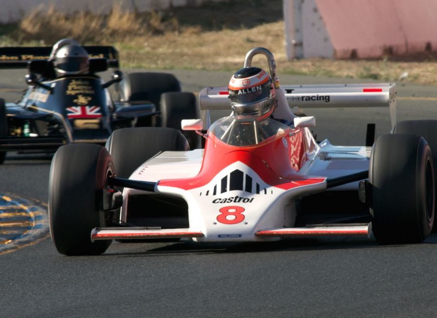 Sean Allen in his 1980 McLaren M30. DennisGray