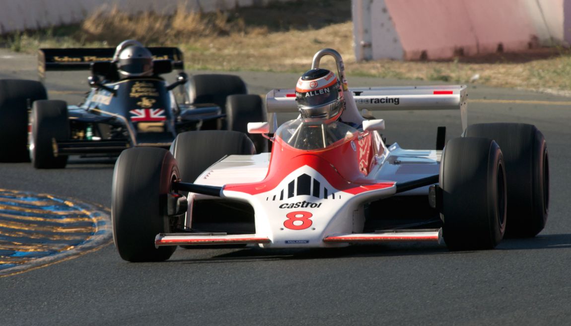 Sean Allen in his 1980 McLaren M30. DennisGray