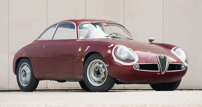 1960 Alfa Romeo Giulietta Sprint Zagato (photo: Gooding)