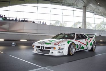 Masakuni Hosobuchi is driving the BMW M1 Procar at BMW Welt