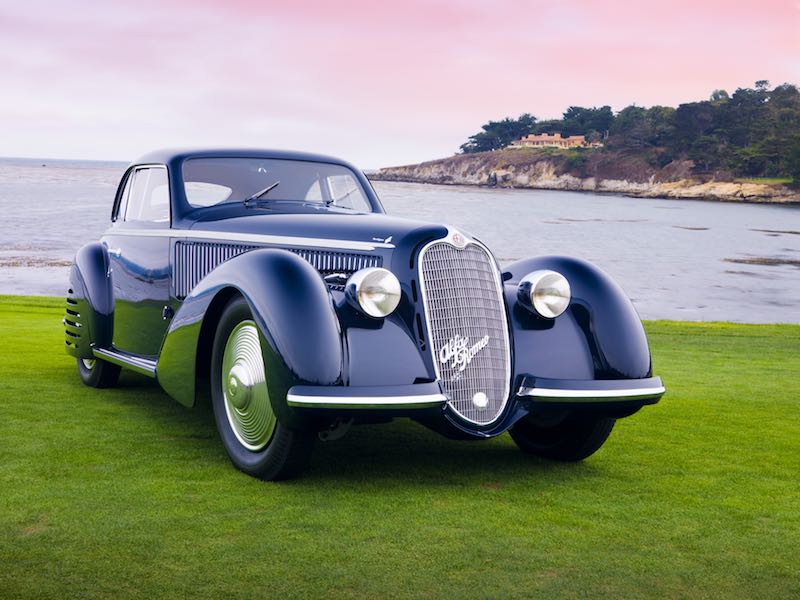 Designs by Carrozzeria Touring Feature - 1938 Alfa Romeo 8C Touring Berlinetta Ron Kimball