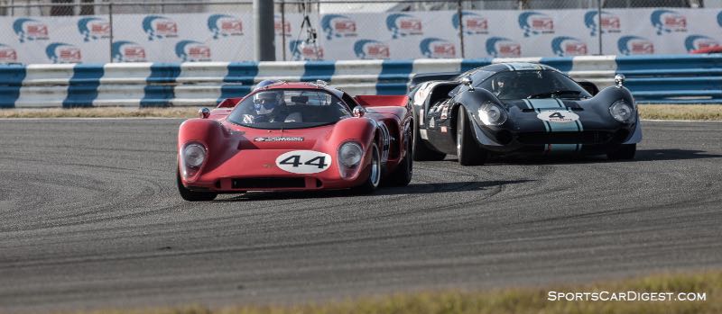 1970 Chevron B16, 1970 Lola T70 MKIIIB Peter Falkner