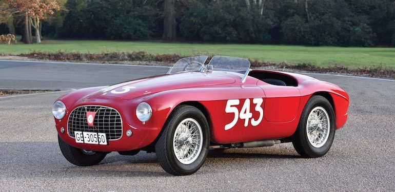 1952 Ferrari 212 Export Barchetta by Touring Tim Scott ©2015 Courtesy of RM Auctions