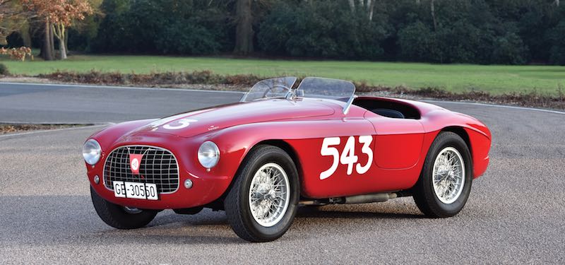 1952 Ferrari 212 Export Barchetta by Touring Tim Scott ©2015 Courtesy of RM Auctions