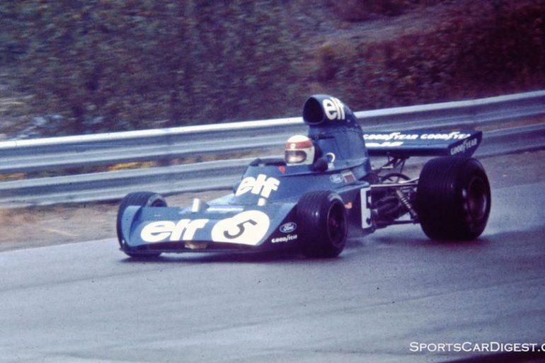 Jackie Stewart’s Tyrrell at speed