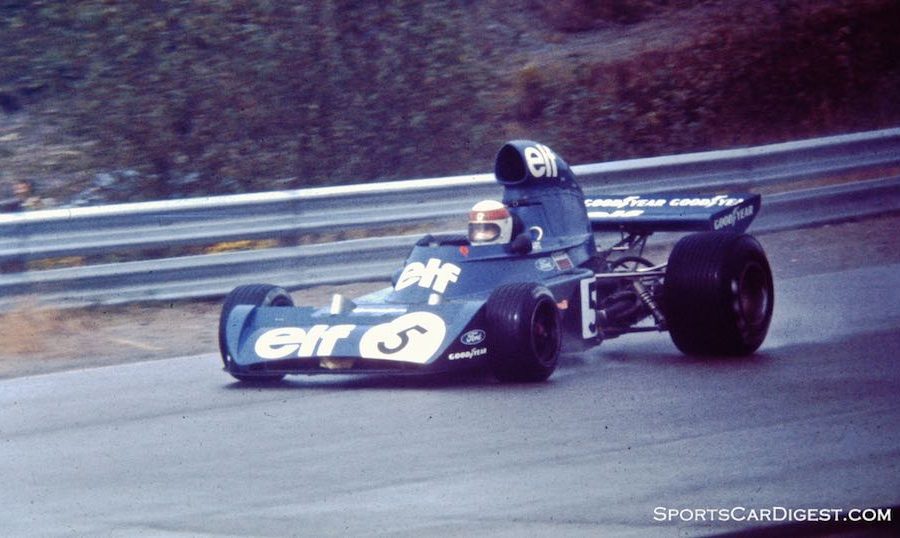 Jackie Stewart’s Tyrrell at speed