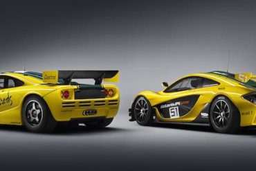 McLaren P1 GTR and McLaren F1 GTR 06R