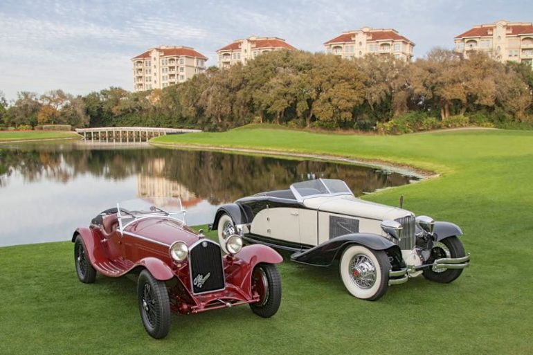 1932 Alfa Romeo 8C 2300 Zagato Spider and 1930 Cord L29 Brooks Stevens Speedster (photo: Neil Rashba)