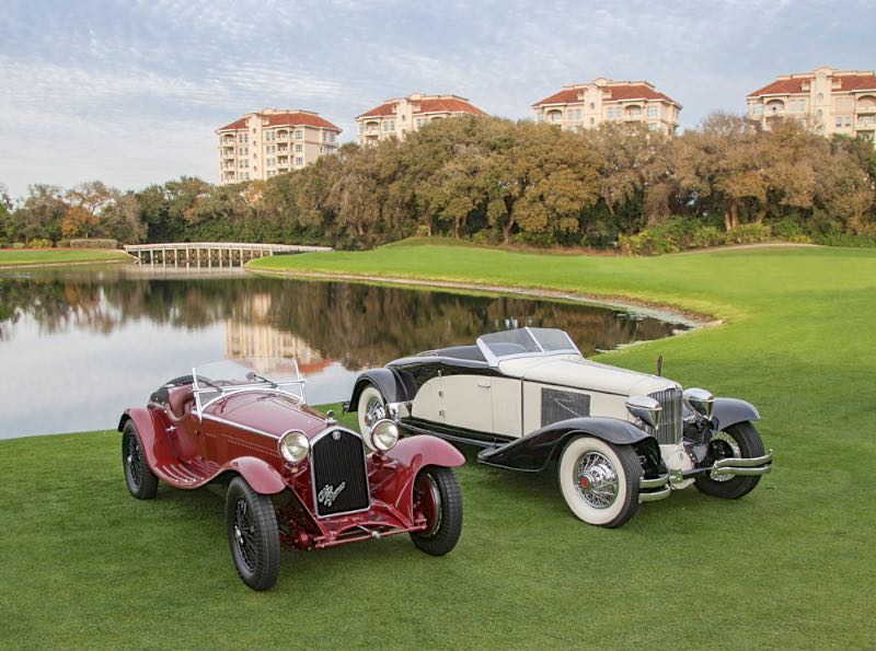 1932 Alfa Romeo 8C 2300 Zagato Spider and 1930 Cord L29 Brooks Stevens Speedster (photo: Neil Rashba)