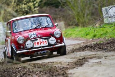 Austin Mini Cooper S on Poppy Rally 2015