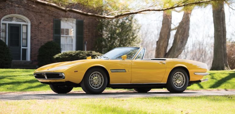 1968 Maserati Ghibli 4.7 Spider Prototype (photo: Darin Schnabel) Darin Schnabel ©2015 Courtesy of RM Sothebys