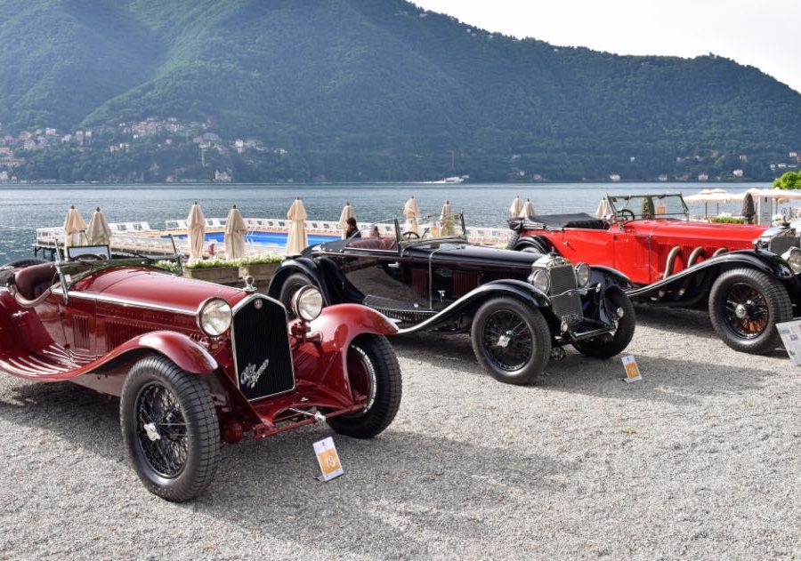 1932 Alfa Romeo 8C 2300 Zagato Spider, 1931 OM Superba 665 SSM, 1930 Mercedes-Benz 710 SS Tourer TIM SCOTT FLUID IMAGES