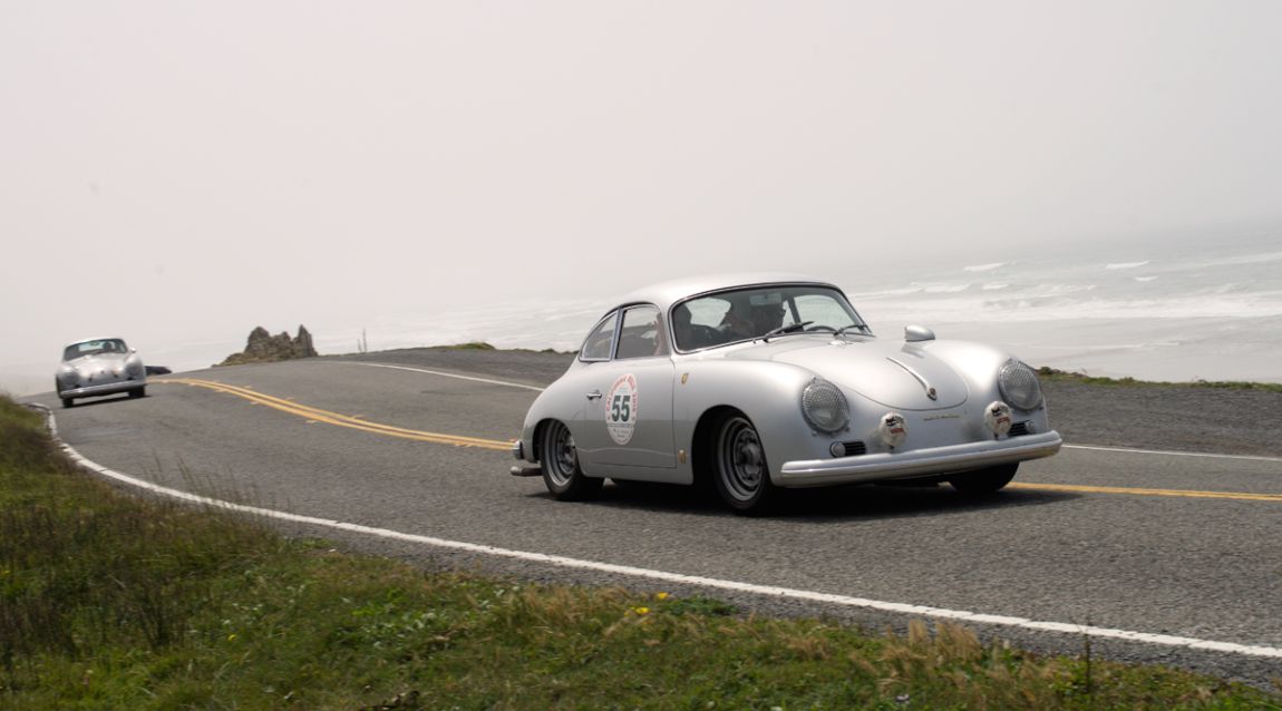 Steve and Dannielle Schmidt's 1957 Porsche 356 GT. DennisGray