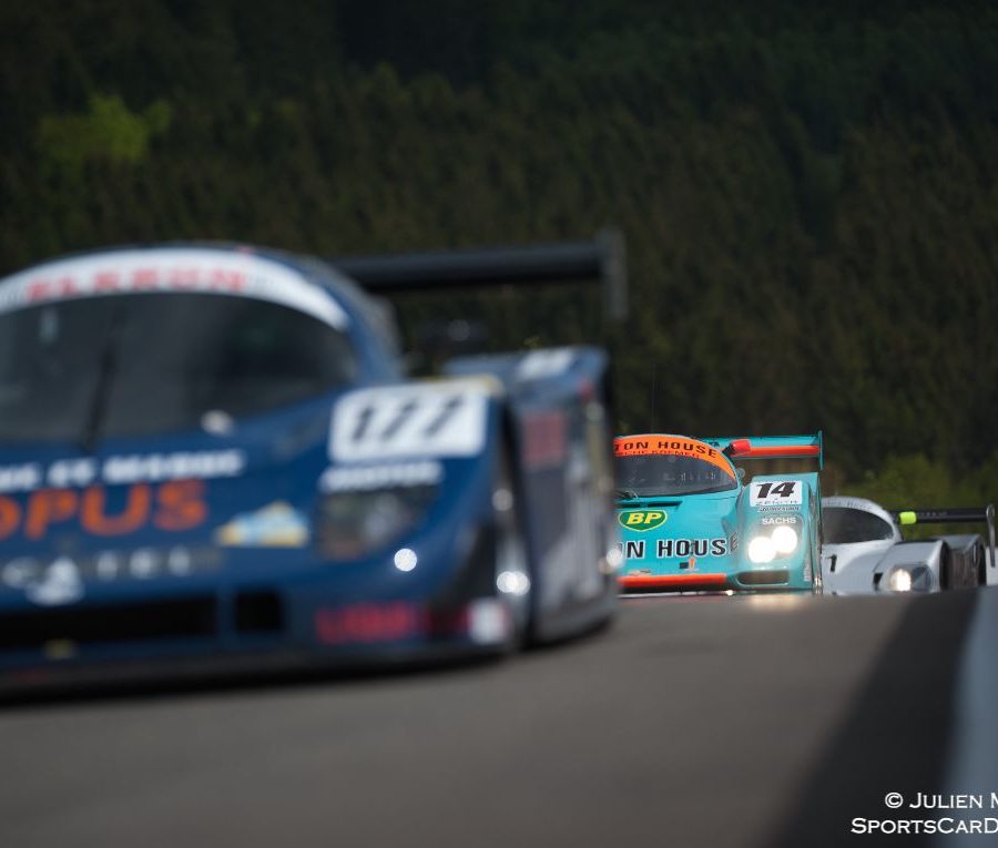 Group C class exiting pits Julien Mahiels