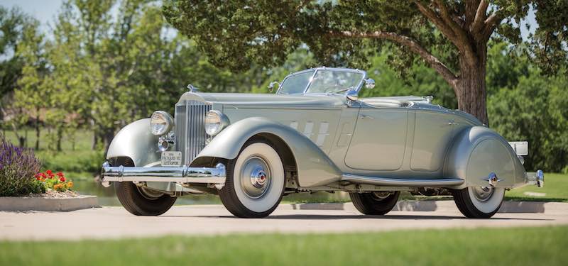 1933 Packard Twelve Individual Custom Sport Phaeton David McNeese ©2015 Courtesy of RM Sotheby's