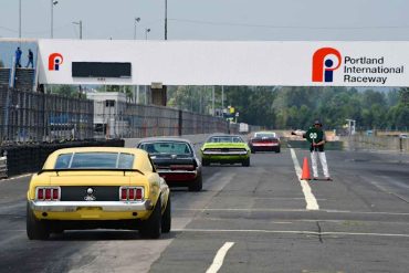 Historic Trans Am field at  Portland Historic Races 2015 Bill Wagenblatt