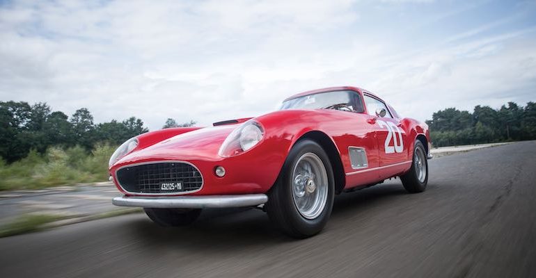 1958 Ferrari 250 GT Berlinetta Competizione Tour de France Motion Tom Gidden © 2015 Courtesy of RM Sothebys