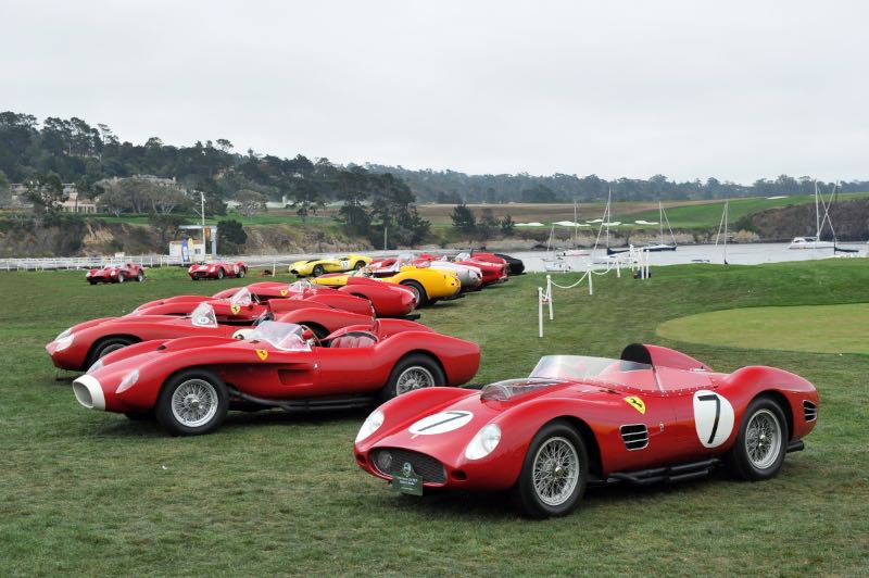 Pebble Beach Ferrari 250 Testa Rossa Class at Pebble Beach Concours d'Elegance 2014 d'Elegance 2014 TIM SCOTT