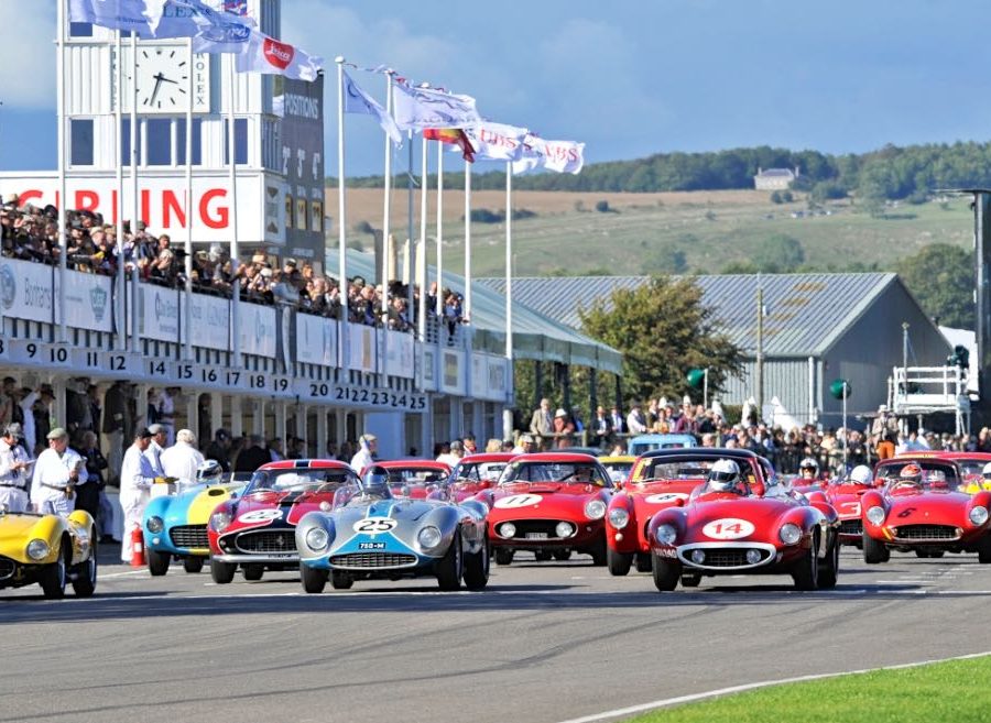 Start of the Goodwood Revival 2015 - Lavant Cup for Ferraris TIM SCOTT FLUID IMAGES