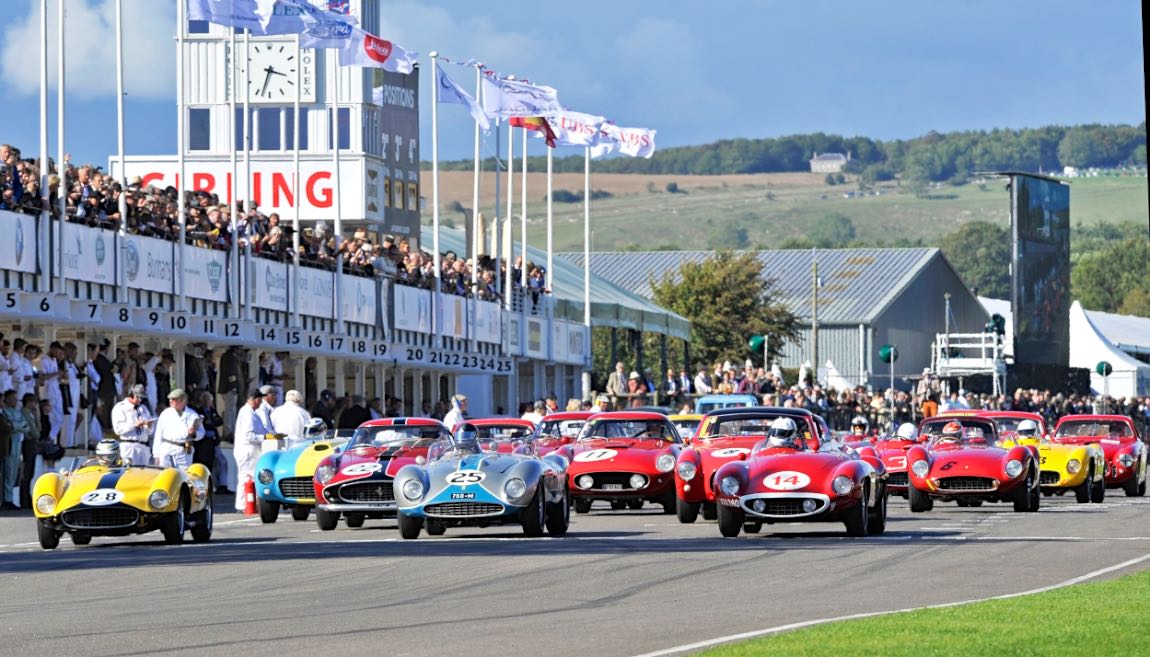 Start of the Goodwood Revival 2015 - Lavant Cup for Ferraris TIM SCOTT FLUID IMAGES