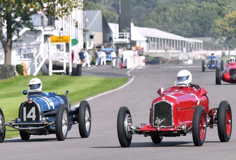 1934 Bugatti Type 59 and 1934 Alfa Romeo Tipo B TIM SCOTT FLUID IMAGES