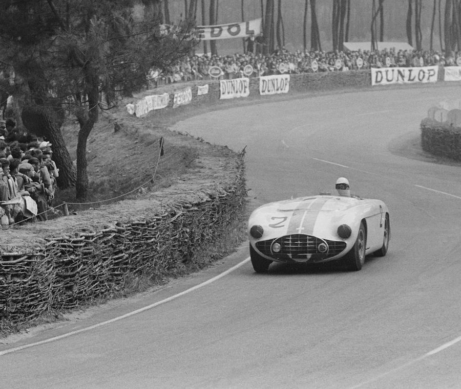 The 1953 Cunningham C-5R at the 1953 24 Hours of Le Mans