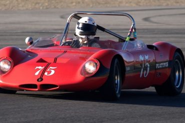 Early Saturday, Arthur Conner's 1964 Platypus Porsche.