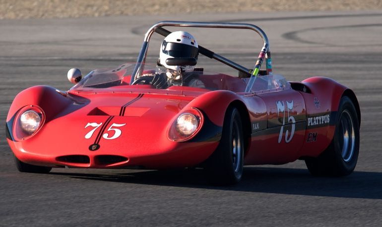 Early Saturday, Arthur Conner's 1964 Platypus Porsche.