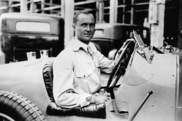 Louis Chiron, the patron of the new Bugatti super sports car, was a Bugatti works driver that won many important victories for the brand from Molsheim.