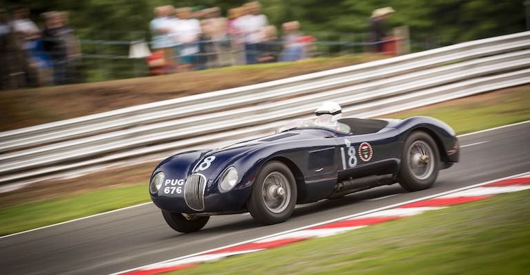 Jaguar C-Type at Oulton Park