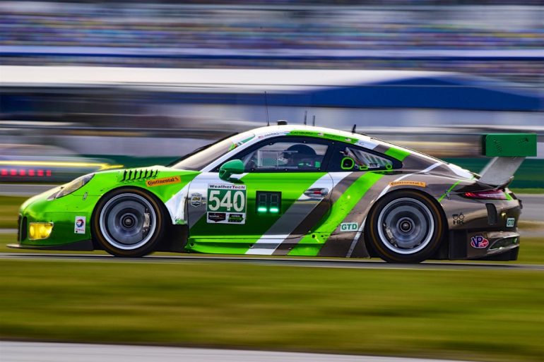 Porsche 911 GT3 R at 2016 Rolex 24 Hours of Daytona Mark Coughlin