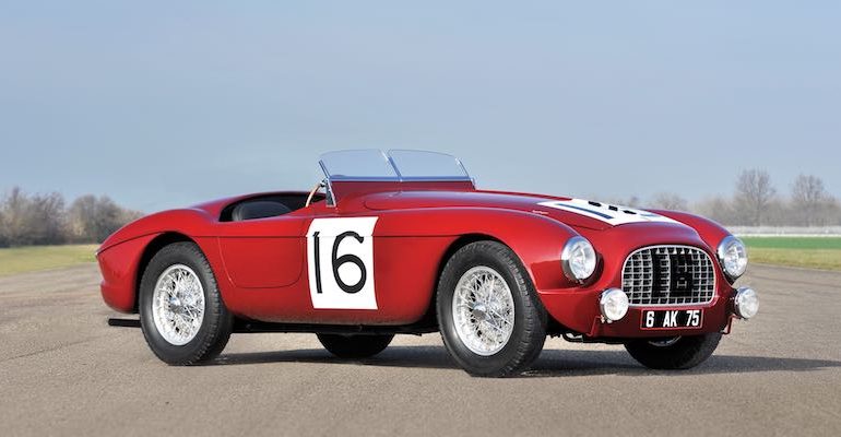 1951 Ferrari 340 America Barchetta by Touring (photo: Tim Scott) Tim Scott ©2016 Courtesy of RM Sotheby's