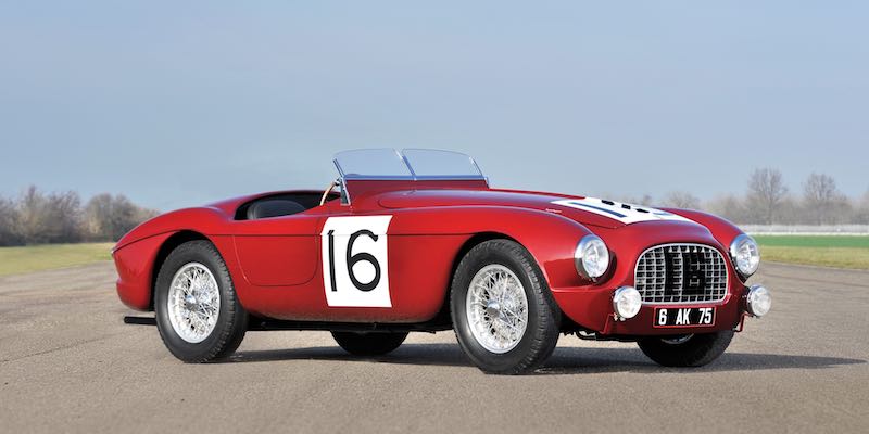 1951 Ferrari 340 America Barchetta by Touring (photo: Tim Scott) Tim Scott ©2016 Courtesy of RM Sotheby's