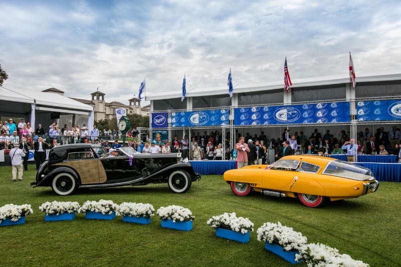 1930 Rolls-Royce Phantom II Town Car and 1952 Pegaso Z-102 Cupula Coupe