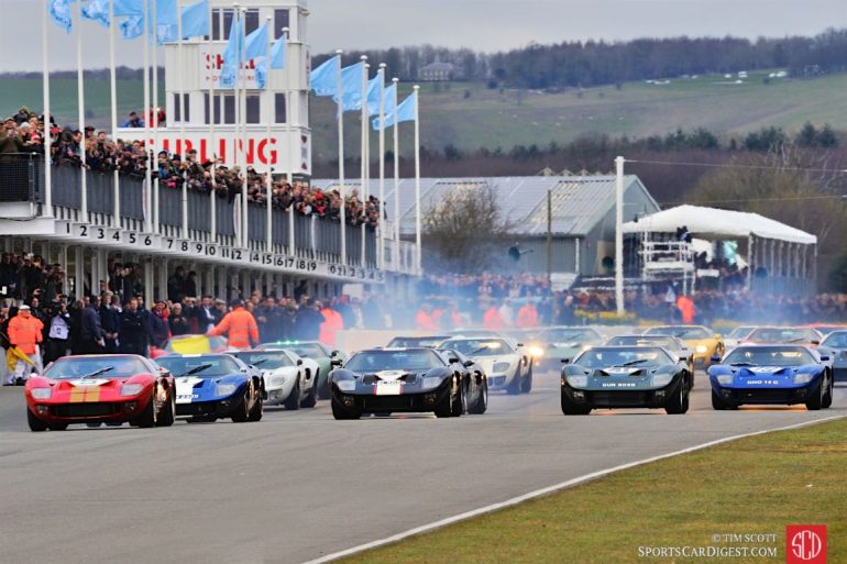 Goodwood Members Meeting 2016 - Ford GT40 Race TIM SCOTT FLUID IMAGES