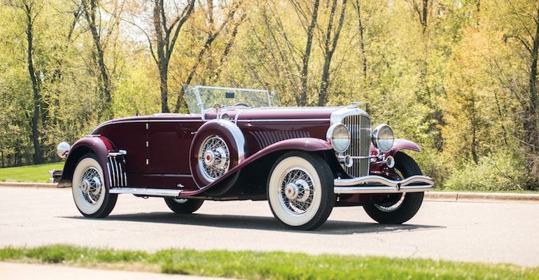 1929 Duesenberg Model J 'Disappearing Top' Convertible Coupe by Murphy Darin Schnabel ©2016 Courtesy of RM Sotheby's