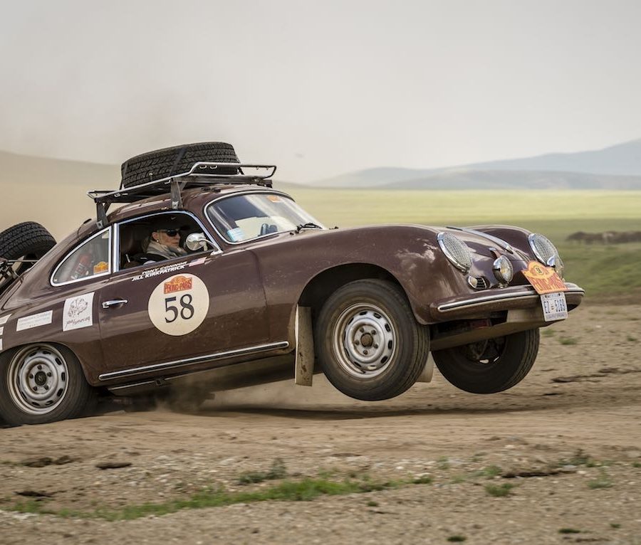 Car 58. Tony Connor(USA) / Jill Kirkpatrick(USA)1956 - Porsche 356A 1600, Peking to Paris 2016., Peking to Paris 2016. Day 06. Ulaan Baatar - Bulgan