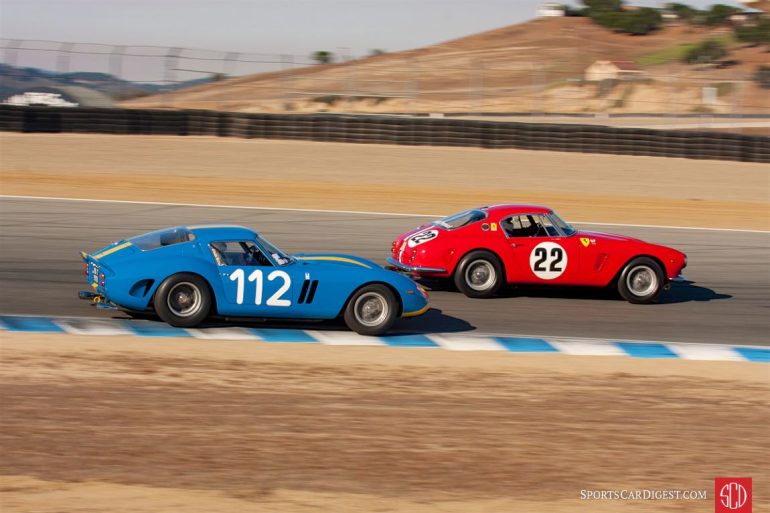 (L-R) Chris Cox - Ferrari 250 GTO, Robert Bodin - Ferrari 250 GT SWB Victor Varela