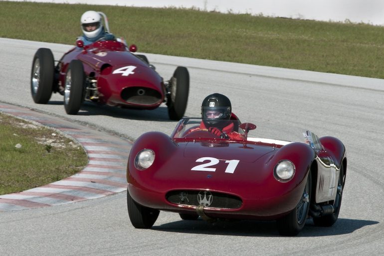 Cavallino Classic PBIR Jan 2013
21 Maserati 200 SI
4 Maserati 250F Chuck Andersen