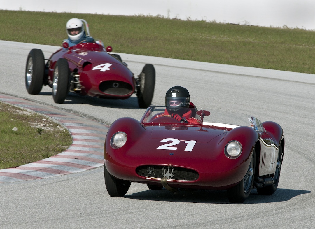 Cavallino Classic PBIR Jan 2013
21 Maserati 200 SI
4 Maserati 250F Chuck Andersen