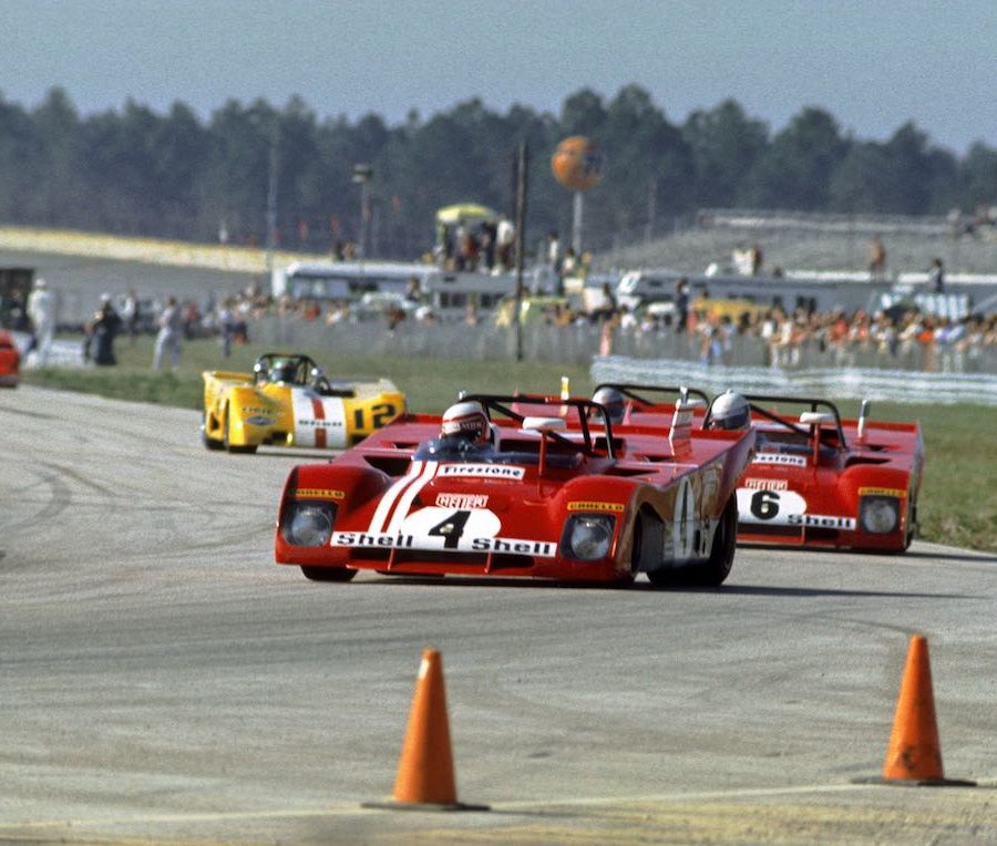 Ferrari 312 PB driven by Clay Regazzoni and Brian Redman finished 4th at the 1972 Daytona 6-Hours (photo: Autosports Marketing Assoc.)