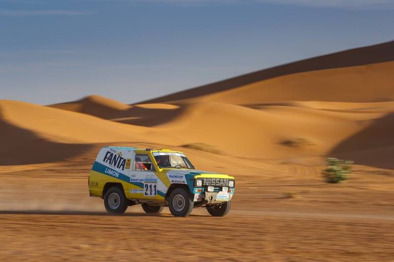 1987 Nissan Patrol Fanta Limon Paris-Dakar rally car