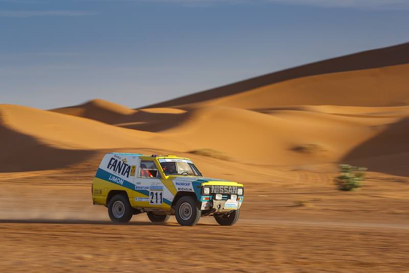 1987 Nissan Patrol Fanta Limon Paris-Dakar rally car