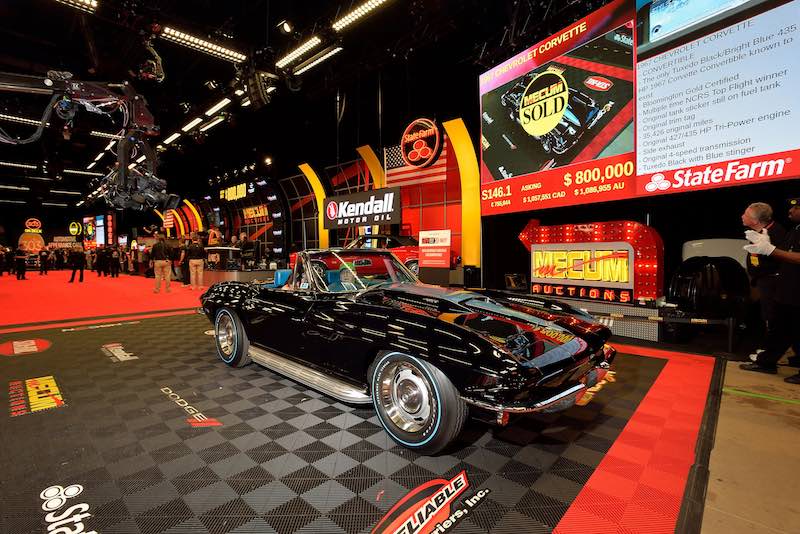 1967 Chevrolet Corvette Convertible sold for $775,000 David Newhardt