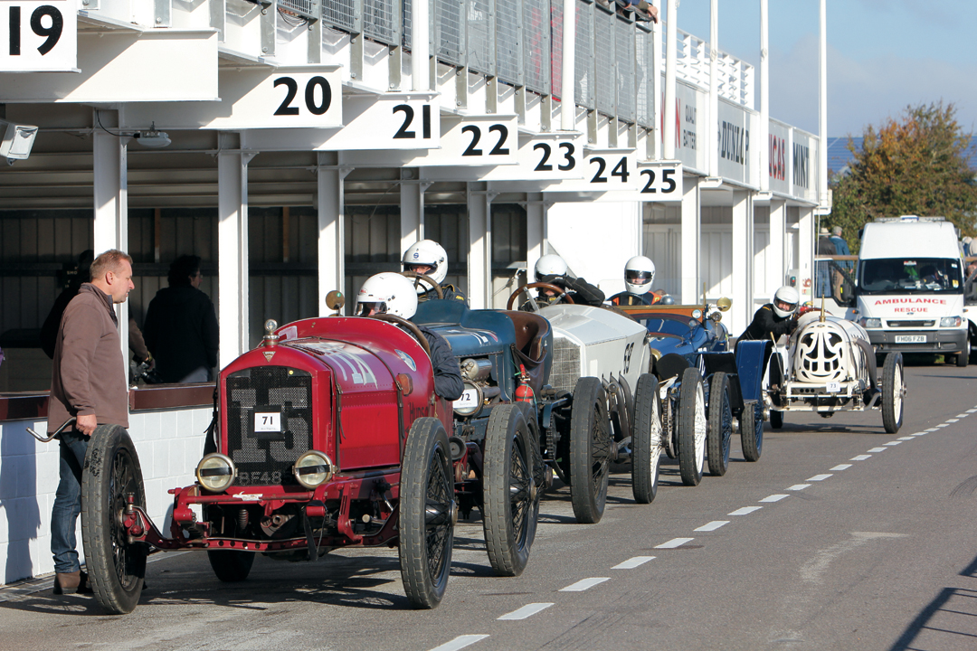 The big beasts line upÑHudson, Brasier, Mercedes, Talbot and Fafnir.