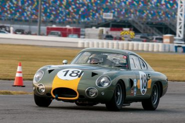 The 1963 Aston Martin DP214 of Robert Rawe. 
Photo: Chuck Andersen